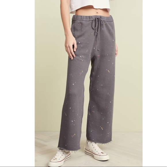 NWT Free People Paint Splatter Sideline Pants - Picture 2 of 7